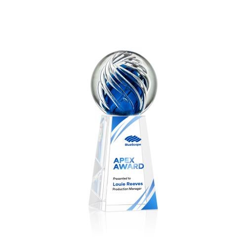 Recognition Awards - Glass Awards - Art Glass Awards - Genista VividPrint&trade; Award on Novita Base