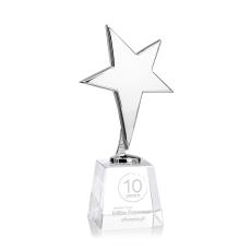 Tuscany Chrome Star on Fortino Base - Clear - Safety Awards