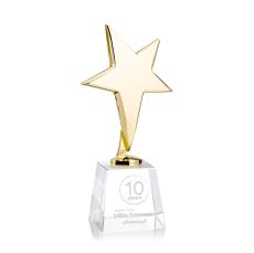 Tuscany Gold Star on Fortino Base - Clear - Safety Awards