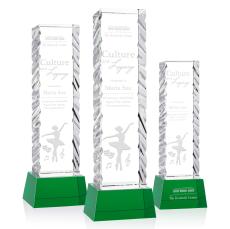 Arezzo Award on Base - Green - New Items