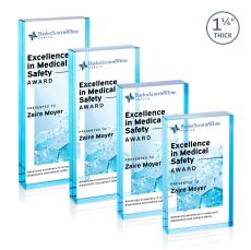 Colebrook VividPrint Award - Blue - Safety Awards