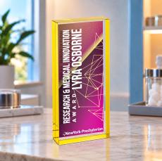 Colebrook VividPrint Double Sided Award - Gold - Safety Awards