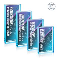 Colebrook VividPrint Double Sided Award - Blue - Safety Awards