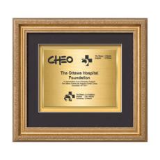 Regal Certificate TexEtch - Gold - Certificate Frames