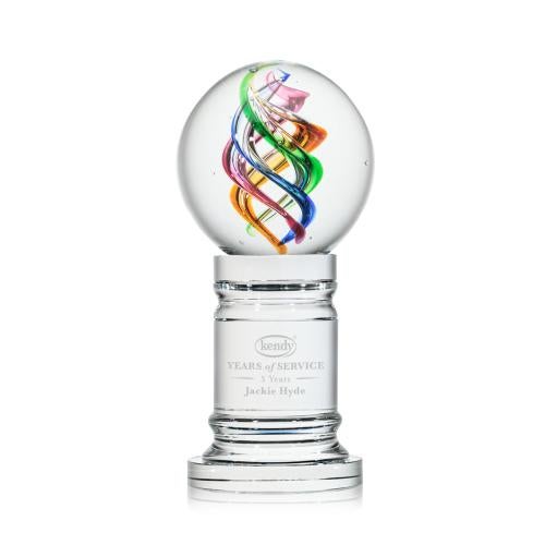 Recognition Awards - Glass Awards - Art Glass Awards - Galileo Award on Colverstone Base