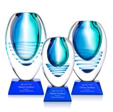 Contessa Award on Sheffield Base - Blue - New Items