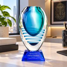 Contessa Award on Sheffield Base - Blue - New Items