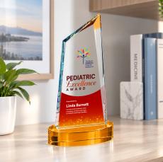 Sandown VividPrint Award on Alberton Base - Amber  - New Items