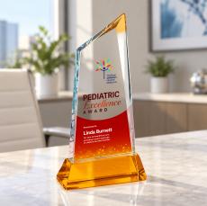 Sandown VividPrint Award on Newhaven Base - Amber - New Items