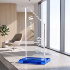 Dixon Award - Blue - Colored Glass Awards