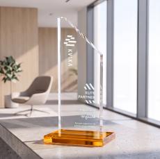 Dixon Award - Amber - Colored Glass Awards