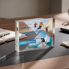 Verona VividPrint Paperweight - Starfire - Safety Awards