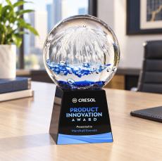Starburst VividPrint Award on Fortino Base - Black - New Items