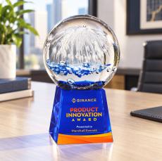 Starburst VividPrint Award on Fortino Base - Blue - New Items