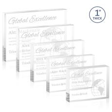 Toledo Award - Clear (Horiz) - Desktop Awards