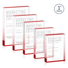 Toledo Award - Red (Vert) - Desktop Awards