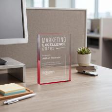 Toledo Award - Red (Vert) - Desktop Awards