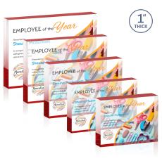 Toledo VividPrint Award - Red (Horiz) - Desktop Awards