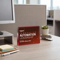 Toledo VividPrint Double Sided Award - Red (Horiz) - Deal Toys