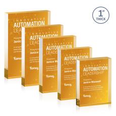 Toledo VividPrint Double Sided Award - Gold (Vert) - Deal Toys