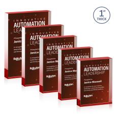 Toledo VividPrint Double Sided Award - Red (Vert) - Deal Toys