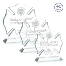 Maltese Cross Award - Clear - Safety Awards