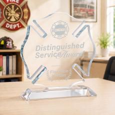 Maltese Cross Award - Clear - Safety Awards