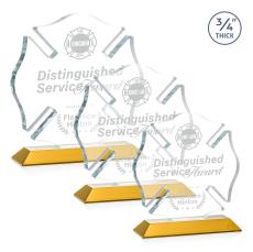 Maltese Cross Award - Amber - Safety Awards