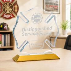 Maltese Cross Award - Amber - Safety Awards