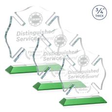 Maltese Cross Award - Green - Safety Awards