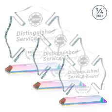 Maltese Cross Award - Prismatic - Safety Awards