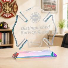 Maltese Cross Award - Prismatic - Safety Awards