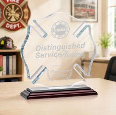 Maltese Cross Award - Rosewood - Safety Awards