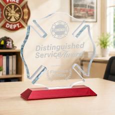 Maltese Cross Award - Red - Safety Awards