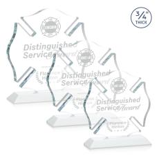 Maltese Cross Award - White - Safety Awards