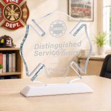 Maltese Cross Award - White - Safety Awards