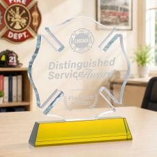 Maltese Cross on Newhaven - Gold - Safety Awards