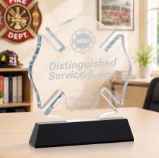 Maltese Cross on Newhaven - Black - Safety Awards