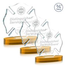 Maltese Cross on Alberton - Amber - Safety Awards