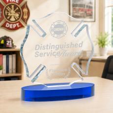 Maltese Cross on Alberton - Blue - Safety Awards