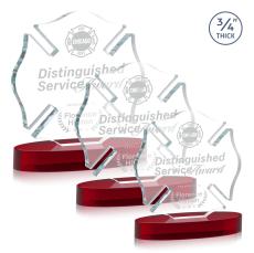 Maltese Cross on Alberton - Red - Safety Awards