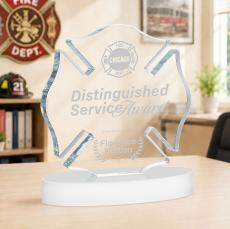 Maltese Cross on Alberton - White - Safety Awards