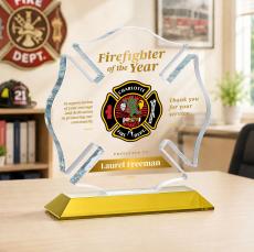 Maltese Cross VividPrint Award - Gold - Safety Awards