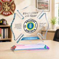 Maltese Cross VividPrint Award - Prismatic - Safety Awards