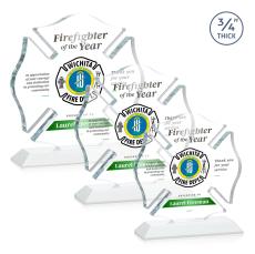 Maltese Cross VividPrint Award - White - Safety Awards