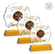 Maltese Cross VividPrint Award on Newhaven - Amber - Safety Awards