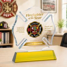Maltese Cross VividPrint Award on Newhaven - Gold - Safety Awards