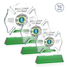 Maltese Cross VividPrint Award on Newhaven - Green - Safety Awards