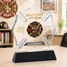 Maltese Cross VividPrint Award on Newhaven - Black - Safety Awards