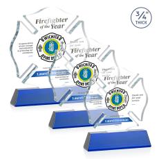 Maltese Cross VividPrint Award on Newhaven - Blue - Safety Awards